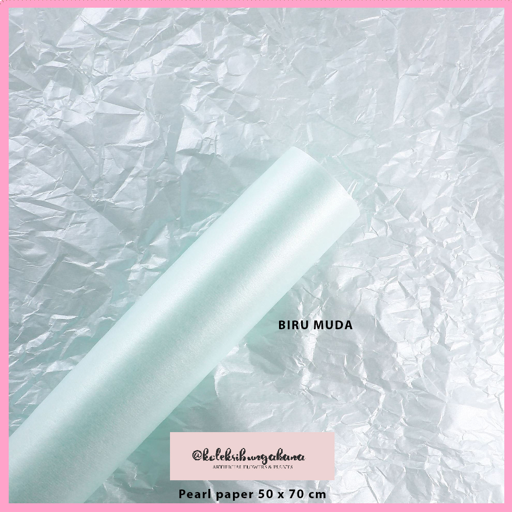 

kertas buket wrapping pearl paper pembungkus bunga plastik