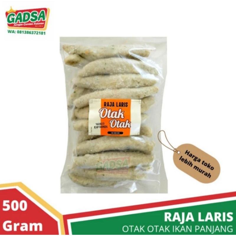 

Otak Otak Ikan Panjang 500 Gram Raja Laris Isi Banyak