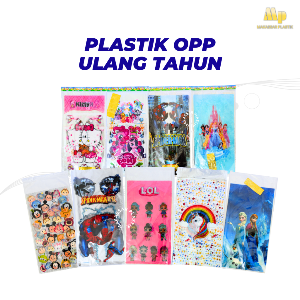 

Plastik OPP Ulang Tahun / Plastik Bingkisan Ulang Tahun @10 Pcs