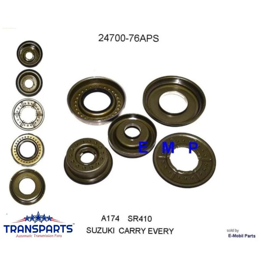 Bonded Seal Sil Piston Mangkok Set Matic Suzuki Every A174 24700-76APS