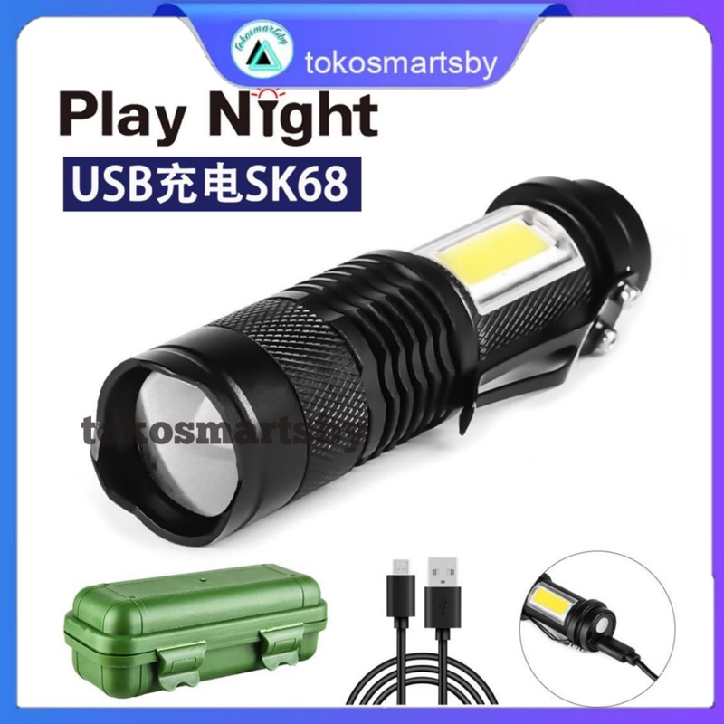 Senter Mini LED  / Senter Police Pocketman LED FLASHLIGHT