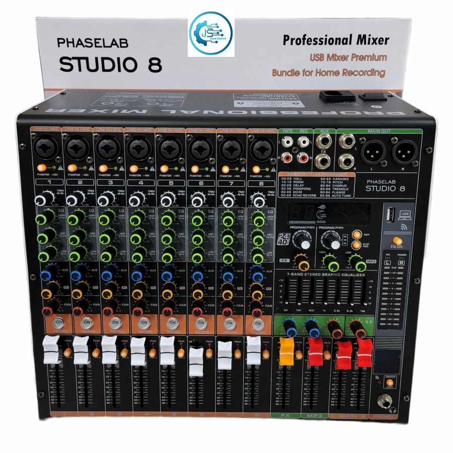 Mixer Audio Phaselab studio8 studio 8 8CH Soundcard Original