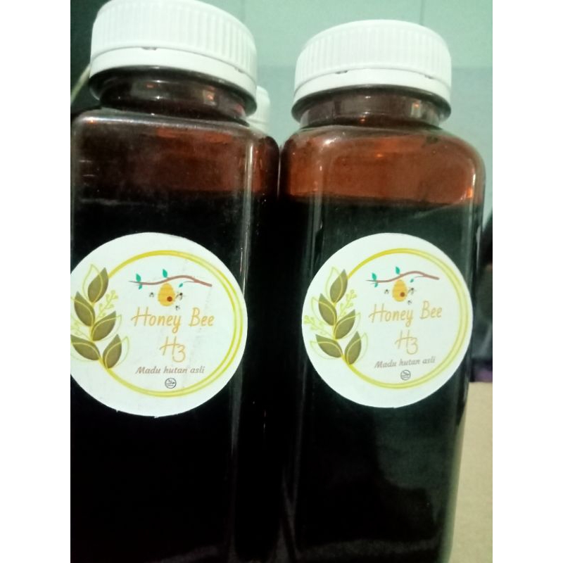 

Madu herbal hitam pahit honey bee H3 300 gram plus