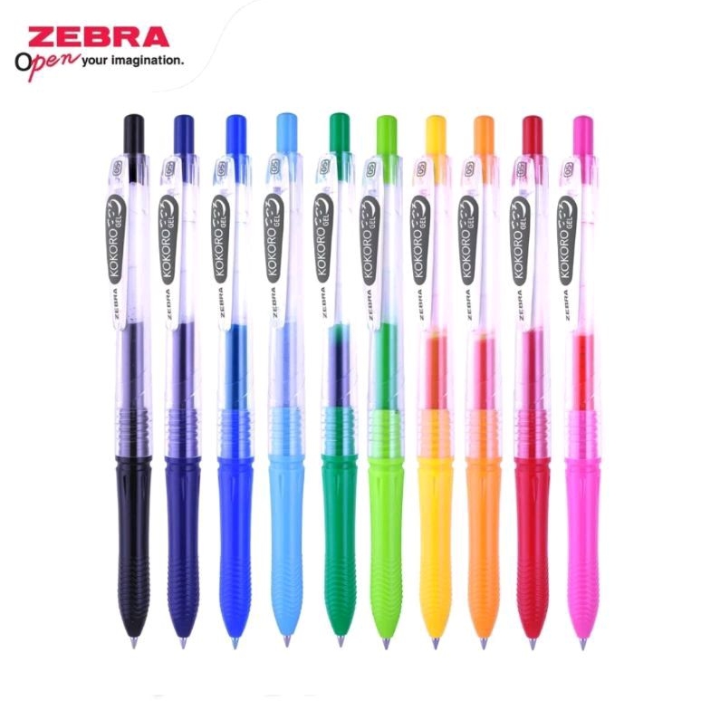

Ballpoint KOKORO Gel 0.5 mm [Per 1 pcs]/ GelPen / Pulpen Warna