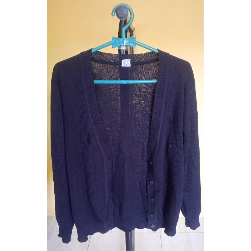 225. obral outer wanita - biru dongker,biru gelap