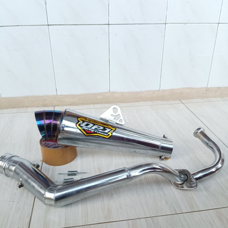 knalpot racing dpj all matic beat fi/ beat pop/ beat esp/mio sporty/mio j/vario