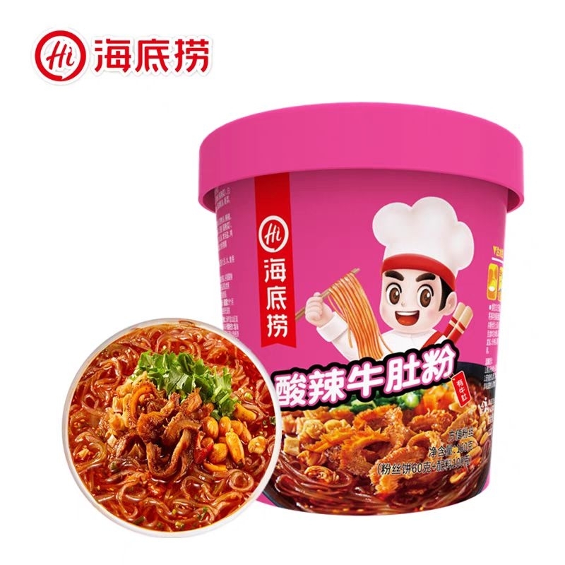 

海底撈酸辣牛肚粉128克 / haidilao bihun suan lafen tripe beef 128g