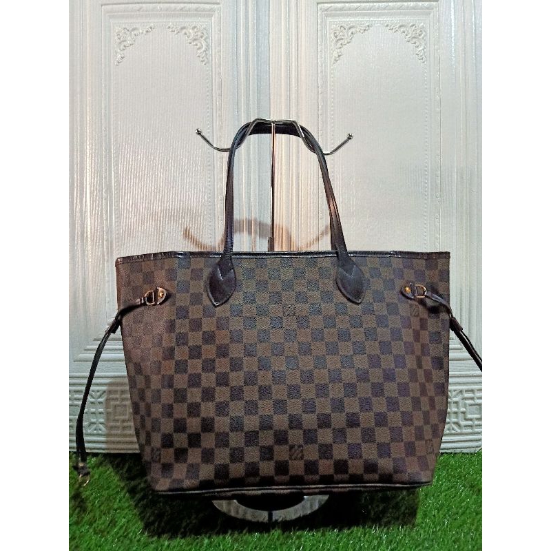 Preloved LV Neverfull Damier MM 2010