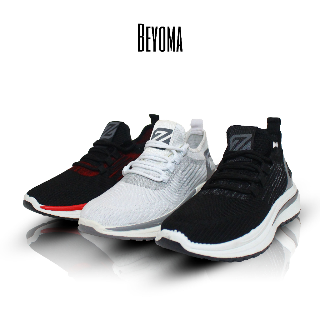 SEPATU BEYOMA SPORT SNEAKERS RUNNING PRIA WANITA COD GROSIR BYM205