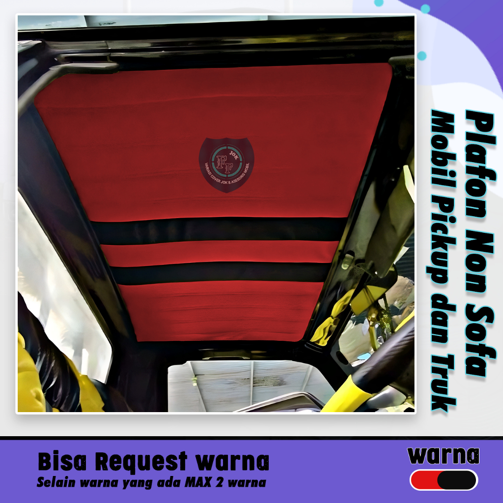 Plafon Mobil Pickup Non Sofa