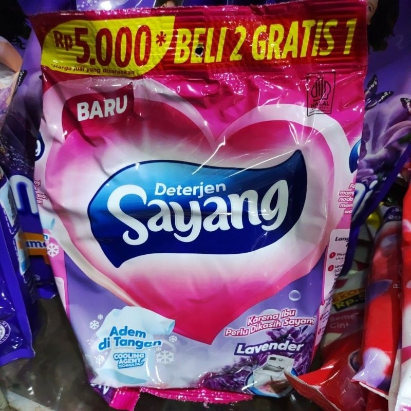 DETERGEN Rp5000, SAYANG 5000, SOKLIN 5000