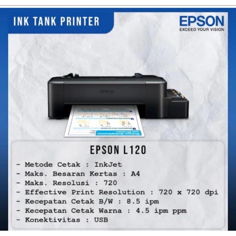 Printer Epson L121 Bekas|Berkualitas|SiapDigunakan