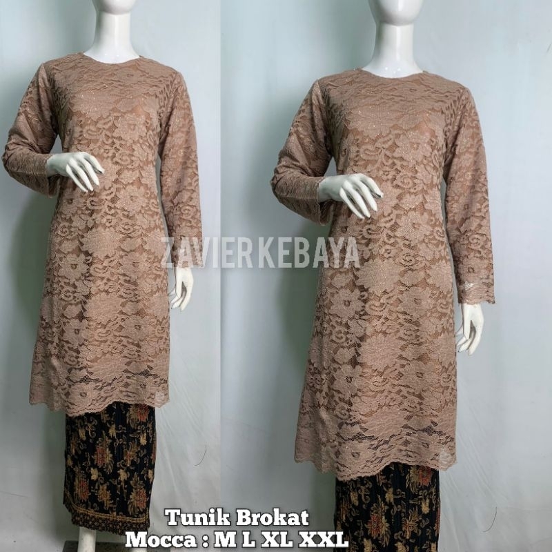 Tunik Brokat/Kebaya Tunik/Tunik Modern/Tunik Tile