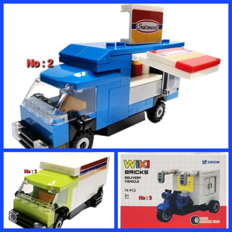 WIKI BRICKS EDISI INDOMARET MOBIL TRUCK, MOBIL DELIVERY DLL