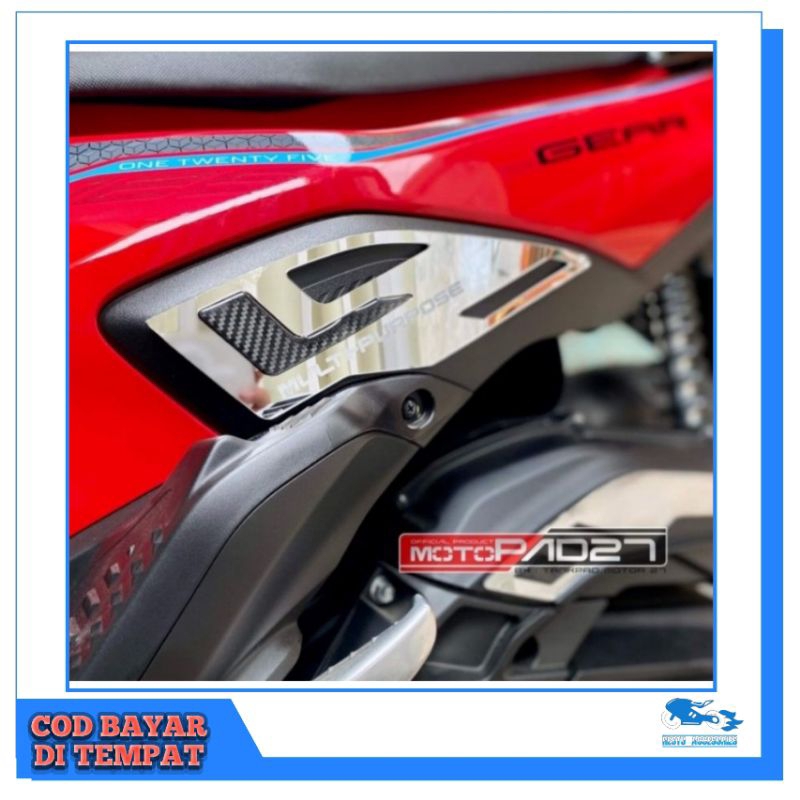 Garnis garnish footstep Mio Gear 125 Cover pijakan footstep Yamaha Mio Gear 125 Premium