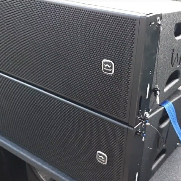 (JUAL 1 BUAH) Speaker Line Array Wisdom M10 / M-10 Pasif 10 inch Dobel