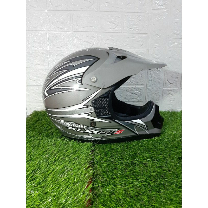 Helm Kawasaki KLX 150 S Size L Vol.2 (Bekas)