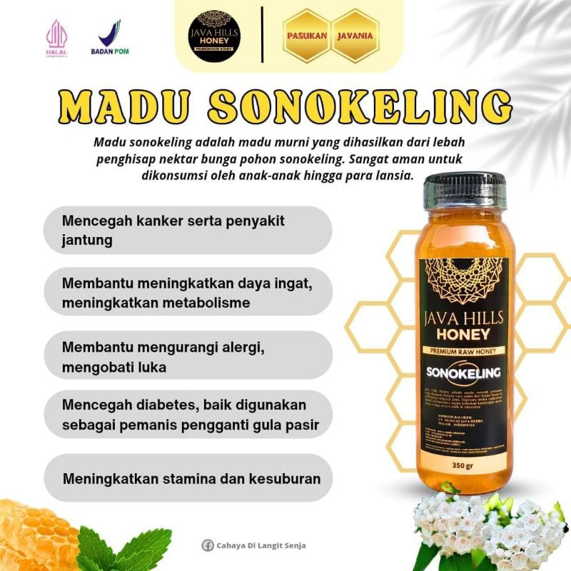 

MADU murni Javahills Sonokeling Madu Diabetes Jantung