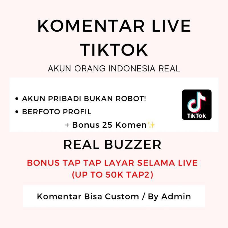 komentar live tiktok
