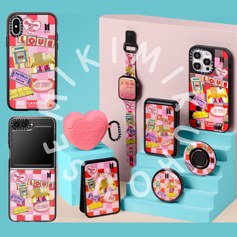 {FIX PRICE} ADA UNTUK IPHONE 15 SERIES OFFICIAL BTS CASETIFY BOY WITH LUV CASE IPHONE 15 PRO MAX PLU