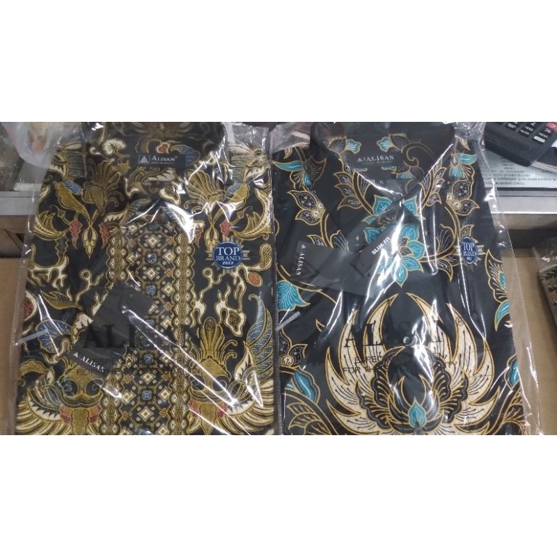 alisan batik lengan pendek size 14.5 - 16 orginal