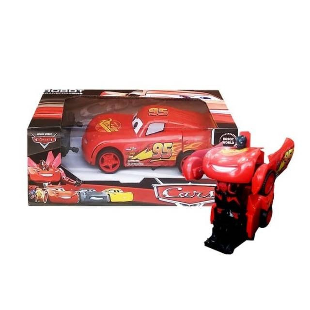 Mainan RC Transformer McQueen jadi robot / Mobil Remote Cars McQueen