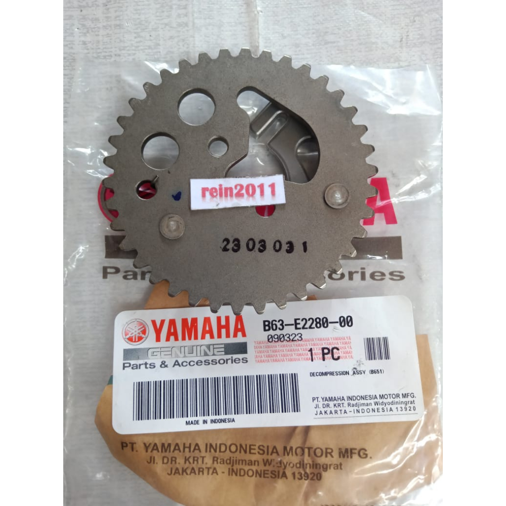 GEAR GIR GIGI SENTRIK AEROX 155 LEXI ORI YAMAHA B63 E2280 00