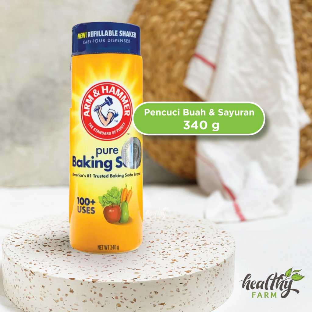 

Baking Soda / Soda Kue Arm and Hammer Shaker Pencuci Pembersih Buah dan Sayuran 340g