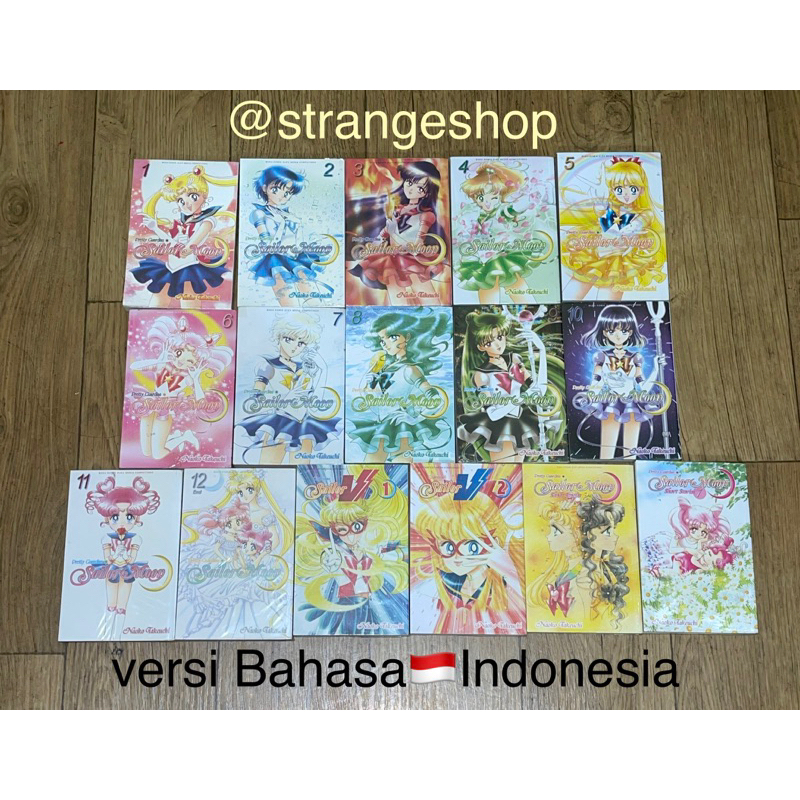 [ Preloved ] Komik Jepang Manga Perempuan Shoujo Manga Sailor Moon V~Collection Set Vol.1-12, Short 
