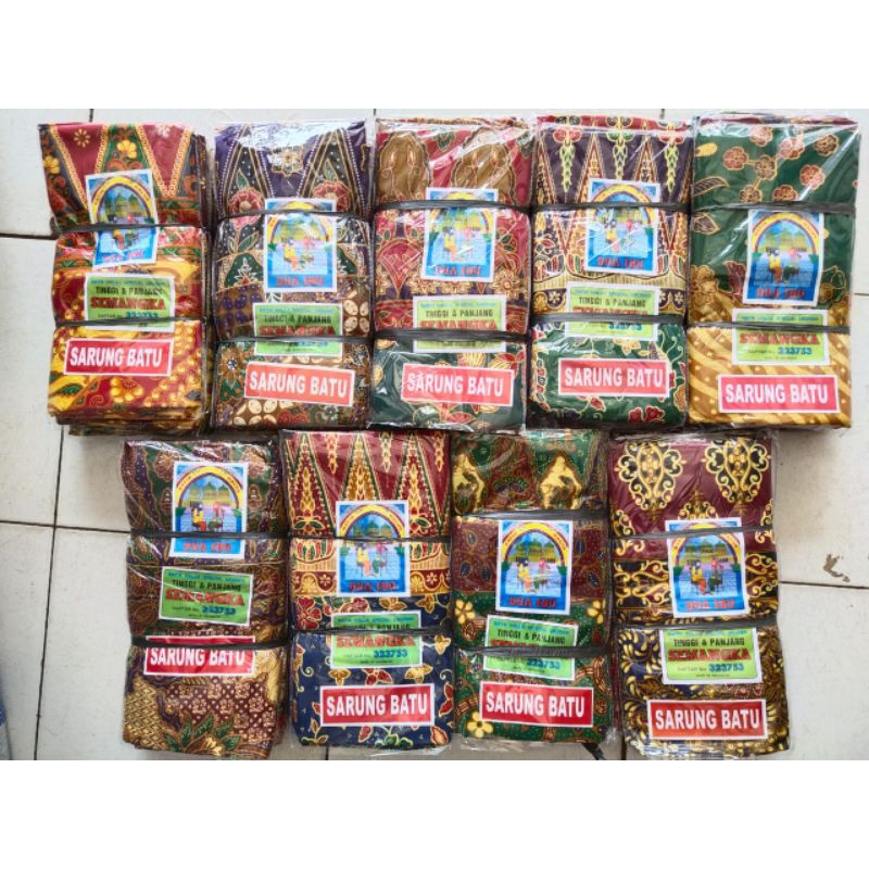 

Sarung Batu Batik Murah Siap Pakai