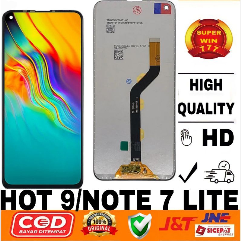 LCD TOUCHSCREEN INFINIX HOT 9/NOTE 7 LITE ORIGINAL FULL SET