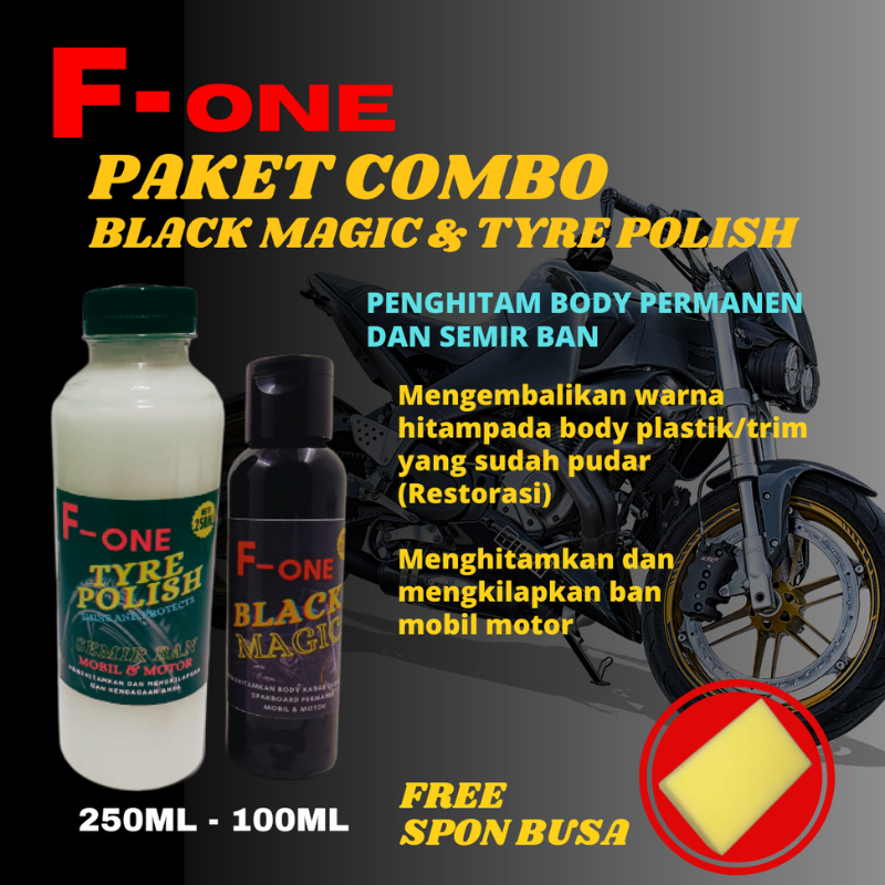 Paket Penghitam body motor mobil permanen Body plastik Penghitam dashboard kenalpot dan semir ban