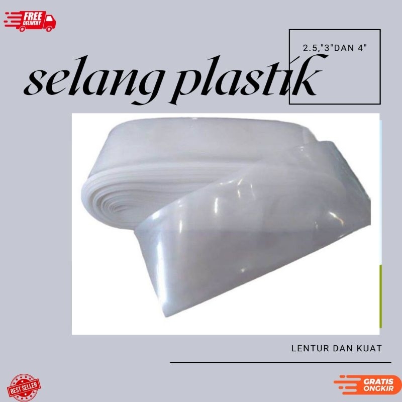 selang plastik 4dim/inc panjang 50meter selang diesel selang drip irigasi