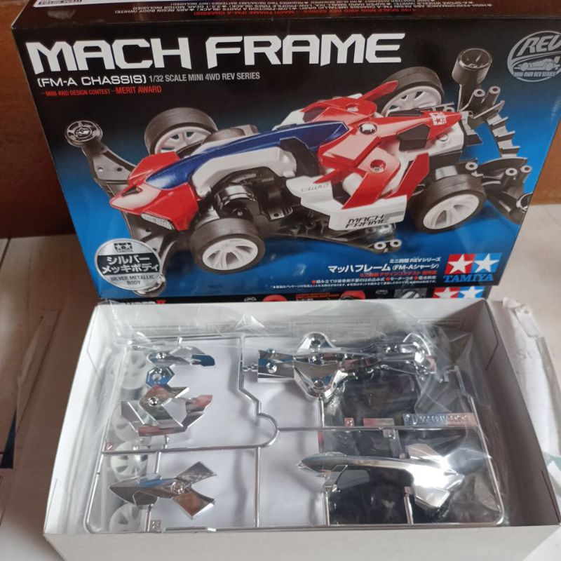 TAMIYA 95164 MACH FRAME FM A CHASSIS SILVER METALLIC BODY