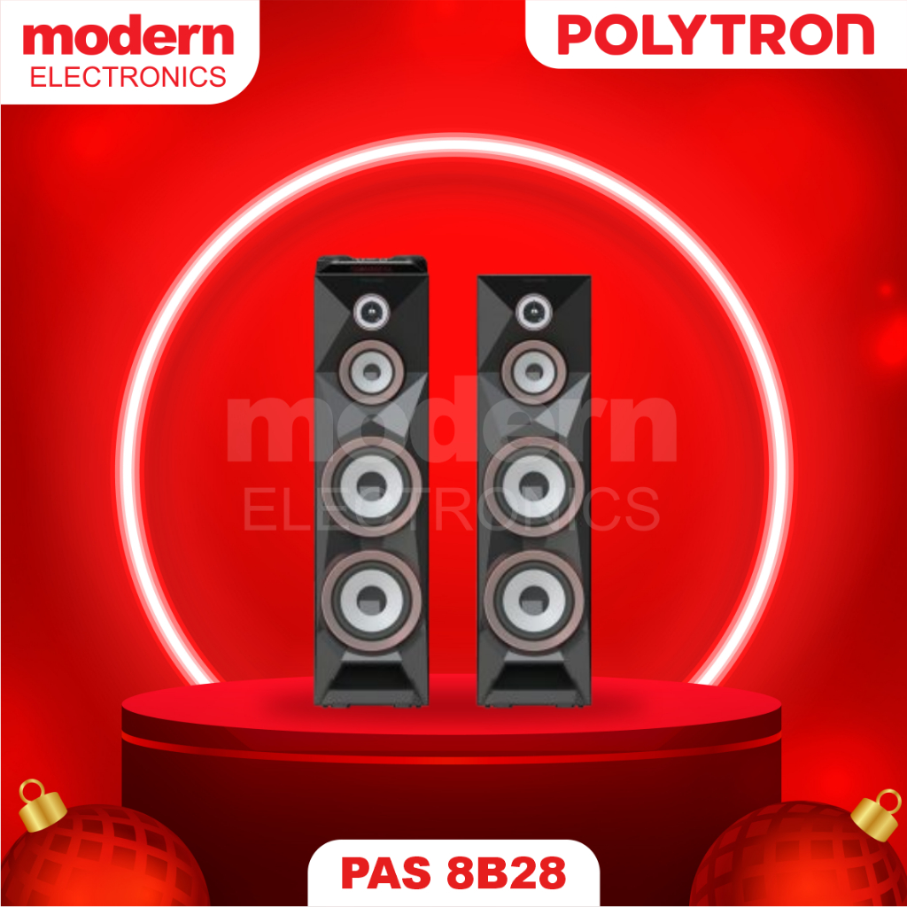 SPEAKER AKTIF BLUETOOTH POLYTRON PAS 8B28 / SALON [BLUETOOTH / AUX / USB / KARAOKE]