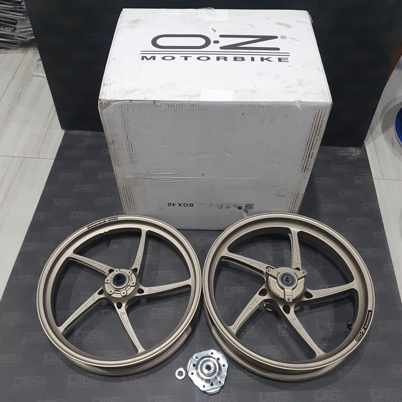 Velg Velek Oz Racing Piega R Forged Rim Kawasaki 150 R RR Bronze