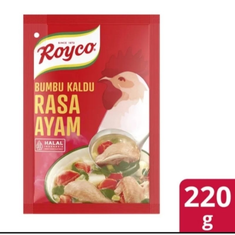 

Royco rasa Ayam ( bumbu kaldu ayam)