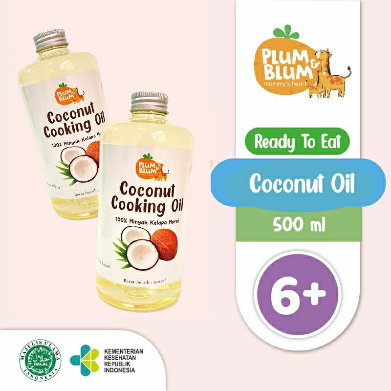 

Plum & Blum - Coconut Cooking Oil - Minyak MPASI