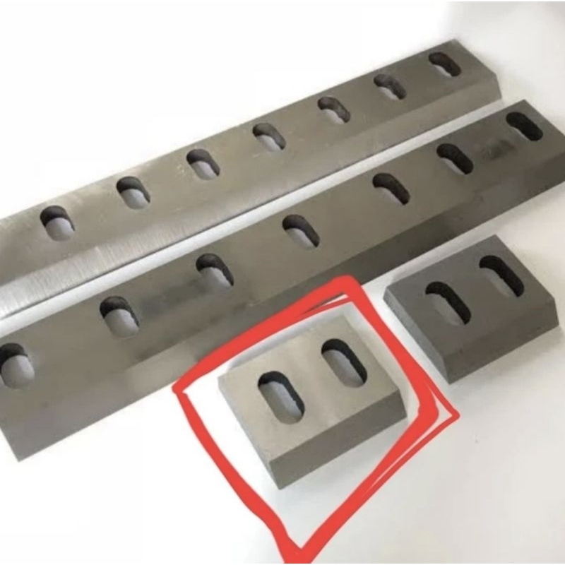 Pisau mesin giling 10cm crusher SKD11 HRC57 standar bawaan pabrik