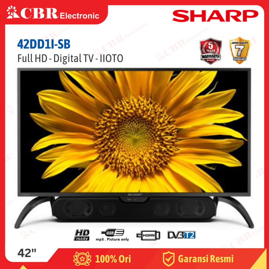 TV SHARP 42 Inch LED 42DD1I-SB (Full HD - Digital TV - IIOTO)