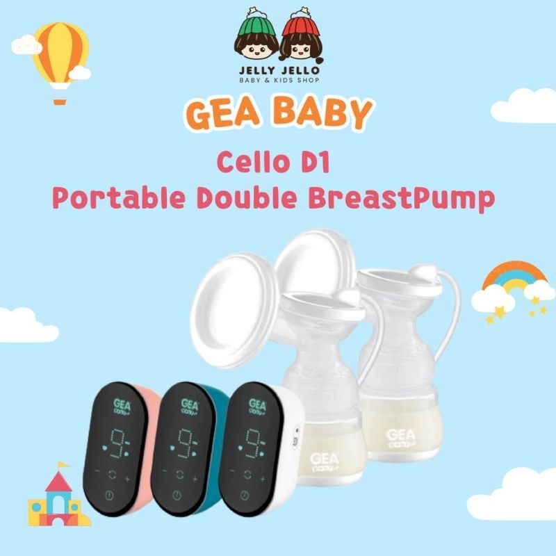 GEA Baby Cellp D1 Portable Double BreastPump / Pompa Asi Elektrik