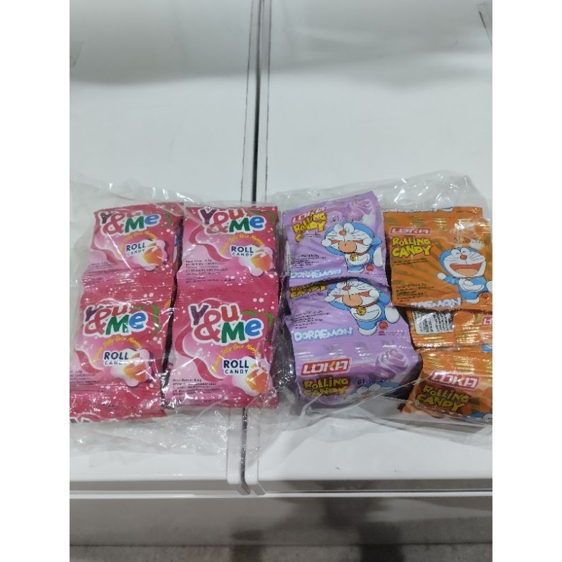 

Rolling Candy isi 20 permen gulung