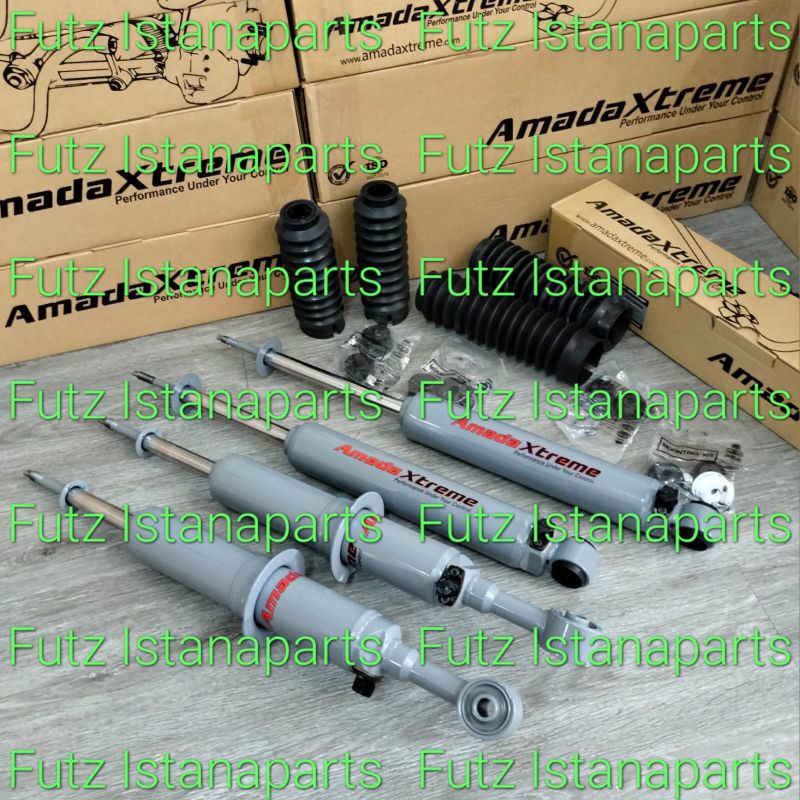 PAKET Shockbreaker AMADA XTREME ADJUSTABLE FORTUNER DEPAN BELAKANG