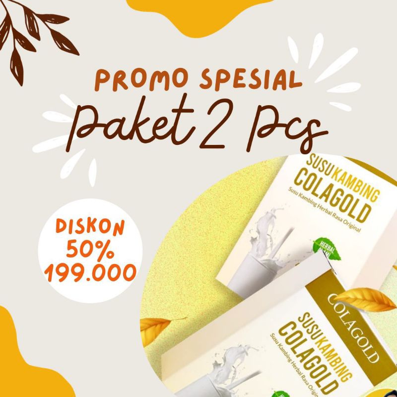Susu Tulang dan Sendi Orang Tua Susu Colagold 2 Pcs