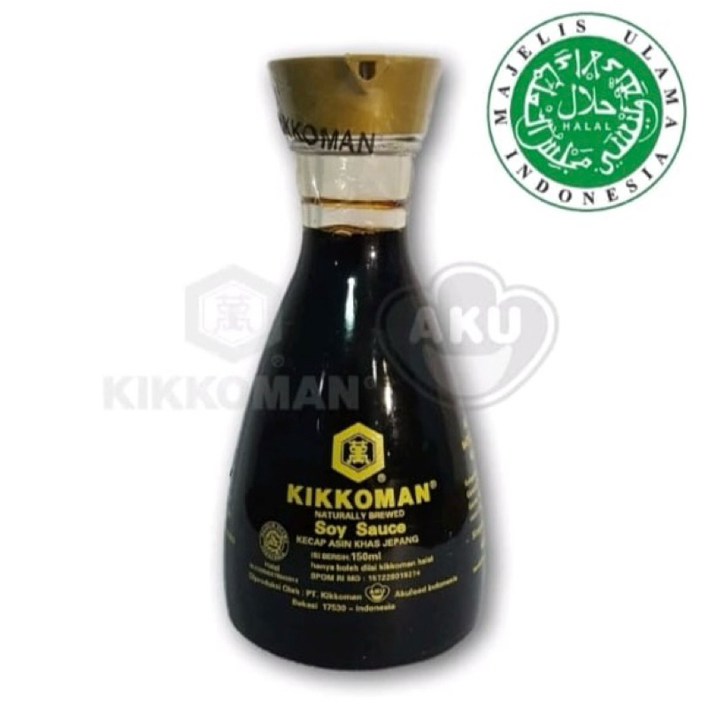

Kikkoman Kecap Asin Khas Jepang Soy Sauce 150 mL