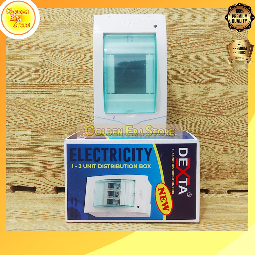 MCB BOX 3 Group Dexta BOX MCB / DENGAN LAMPU INDIKATOR / DEXTA TYPE DX-123N / 1-3 GROUP