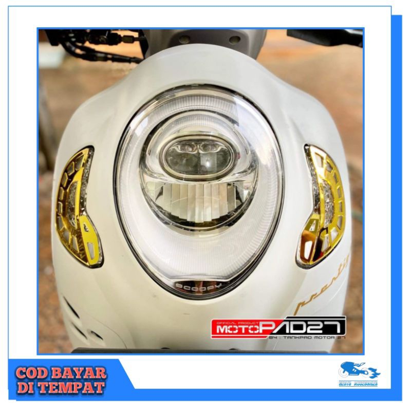 Garnis Scoopy New 2021-2022 Garnish Lampu Sein Honda Scoopy New 2021-2022 Premium