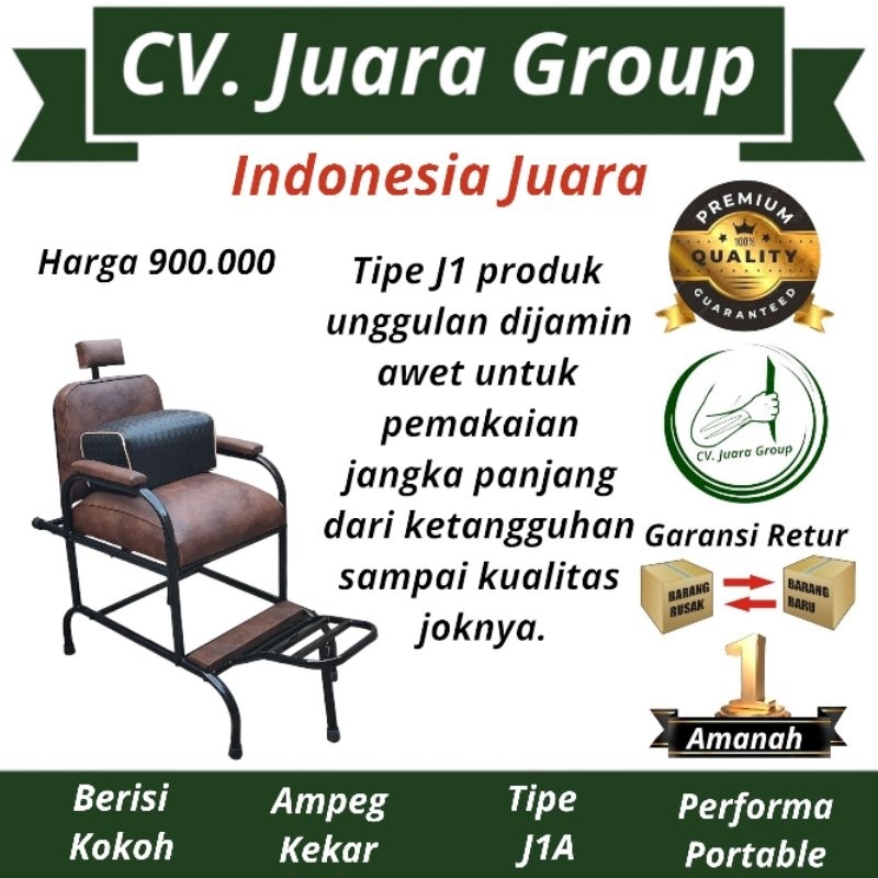 Kursi Pangkas Potong Rambut Juara Tipe J1 Premium Bukan Kaleng Kaleng