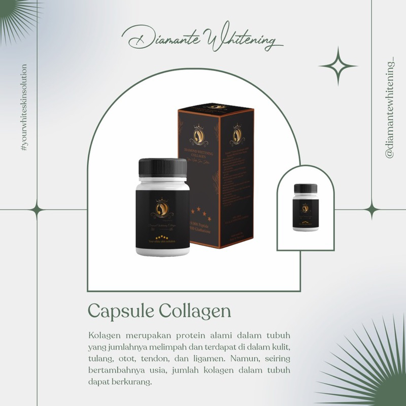 DIAMANTE WHITENING CAPSULE By Lidiaangin (ORIGINAL 100%)