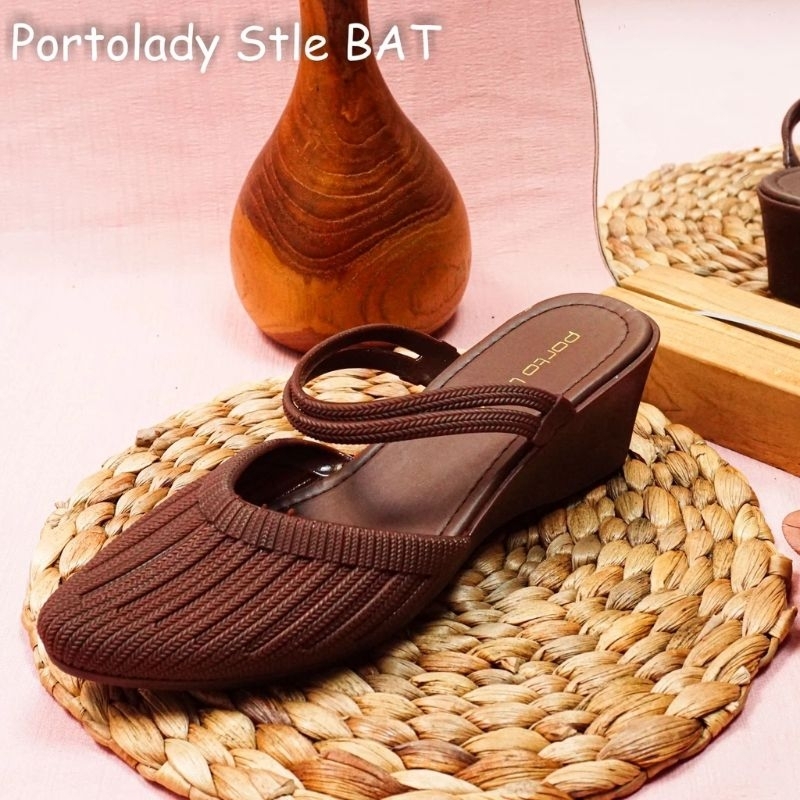 New Porto Lady Sepatu Sandal Jelly Tali Lentur